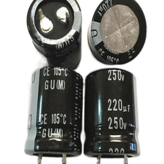 Custom high quality 250V220UF 22X25 22X30MM aluminum electrolytic capacitors 250V220UF 22X25 22X30 22X35 25X20MM Manufacturer