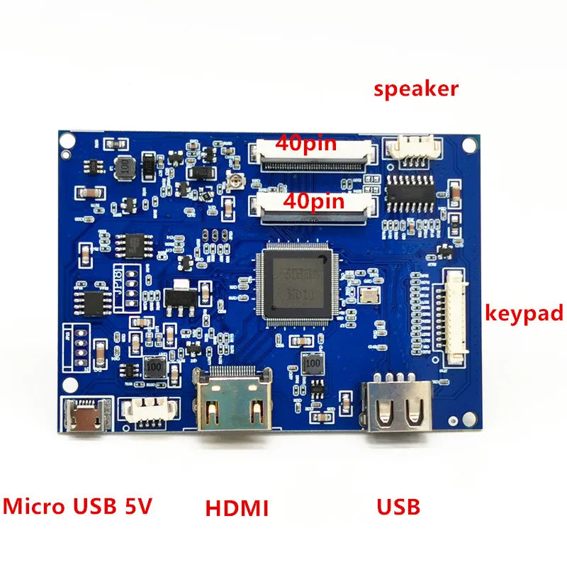 Custom 7 inch LCD display module kit 1024 * 600 LCD panel USB Play video HD-compatible Raspberry Pi advertising Car LCD Module Manufacturer