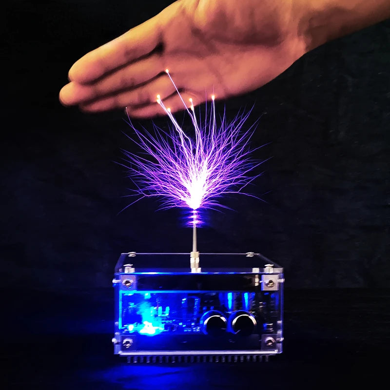 Custom High Voltage Pulse Test Apparatus/Scientific Experiments 48V2A 10CM Flat-panel  Music Tesla Coil High Frequency Manufacturer