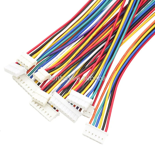 Custom 10PCS 5264 Terminal Line Spacing 2.5mm Electronic Wire 26awg Single Head Connection Wire 100MM 2p 3p 4p 5p 6p Manufacturer