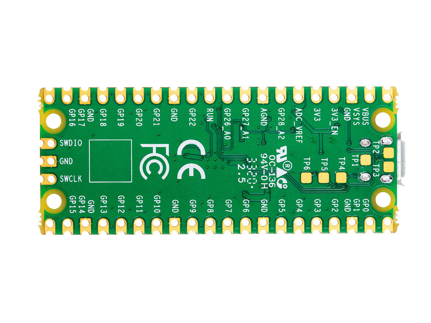 Raspberry Pi Pico, high performance microcontroller board pcba mp3 audio customize