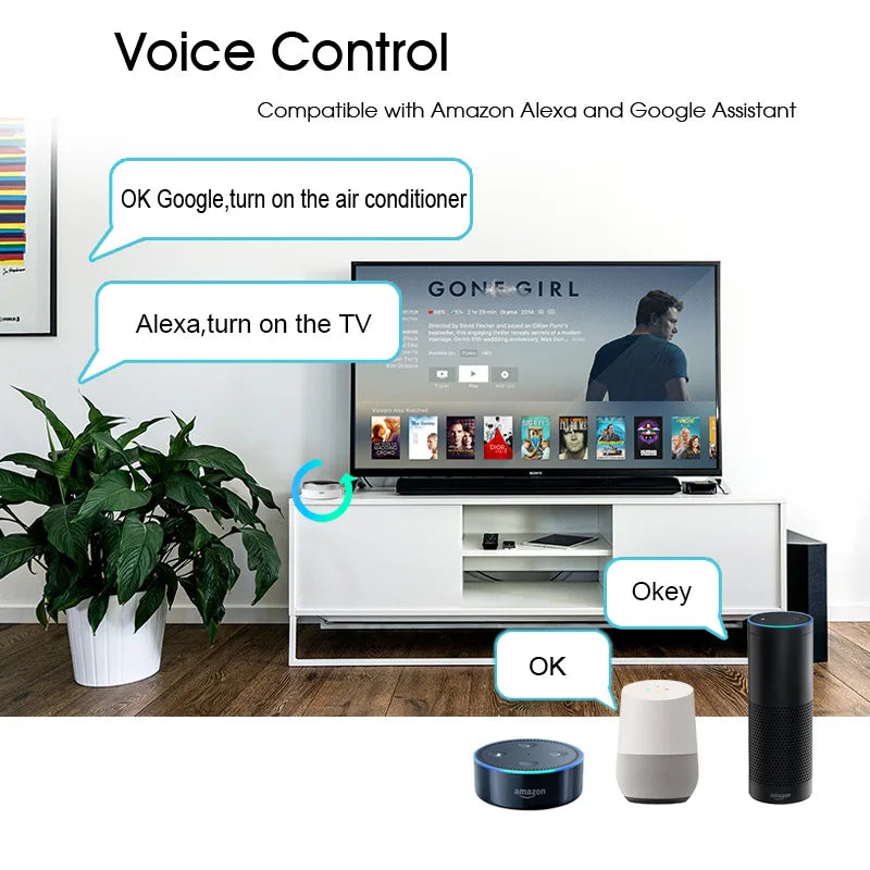 Custom New Tuya App Universal IR Smart Remote Controller WiFi+Infrared Home Control Hub 360 Degrees Google Assistant For Alexa IFTTT Manufacturer