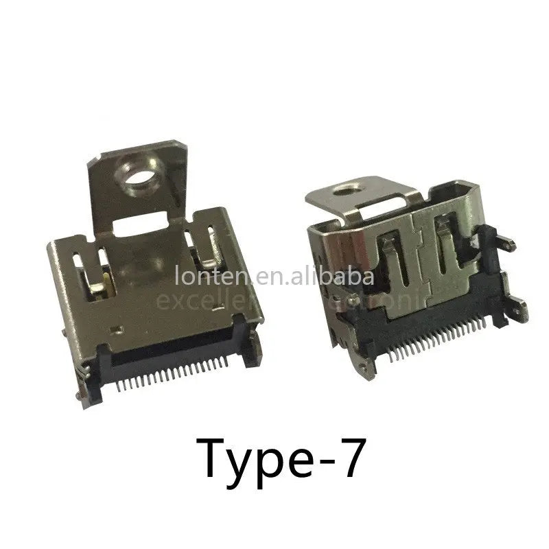 Custom 5pcs HD Interface Connector SMD 19 Pin 19P Vertical Right Angle HD Socket Surface Mound PCB Receptacle Manufacturer