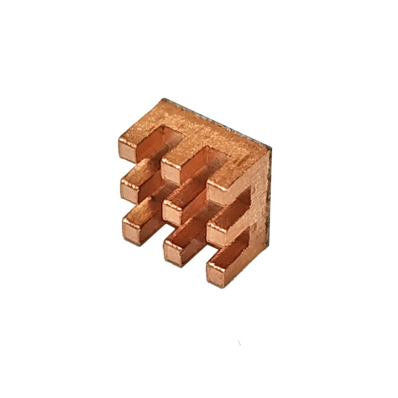 Custom 5pcs Pure Copper Mini Heat Sink Memory RAM Adhesive Back Cooling For VGA DDR MOS GPU IC Chipset Radiator Cooler Heatsink 7x7x4mm Manufacturer