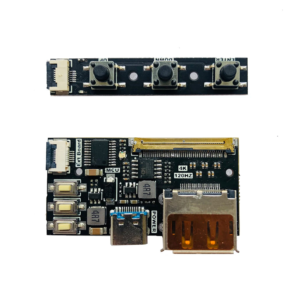Custom dp edp 4k 120hz PD DIY driver board For portable display screen Manufacturer