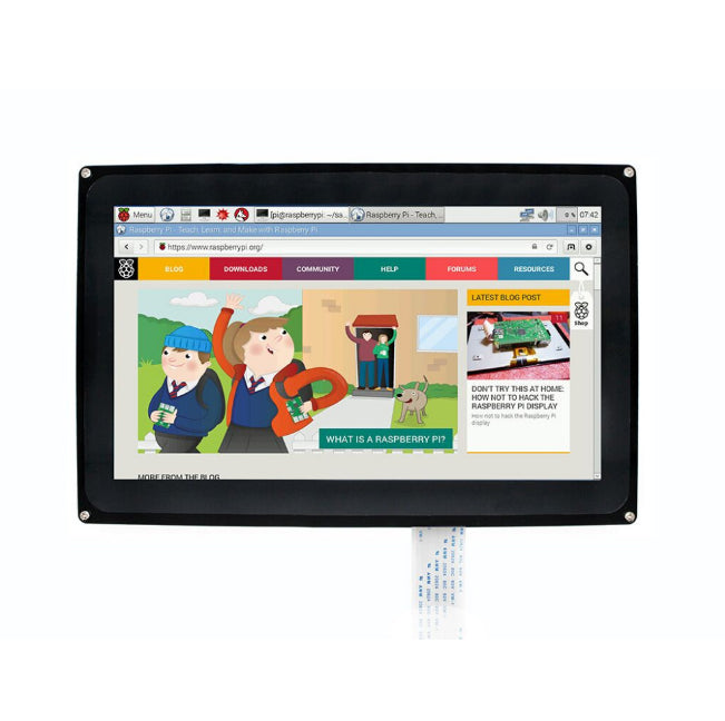 10.1 inch 1024*600 1280*800 HD LCD Module Display Monitor IPS Screen with USB Capacitive Touch Panel for Raspberry Pi Custom