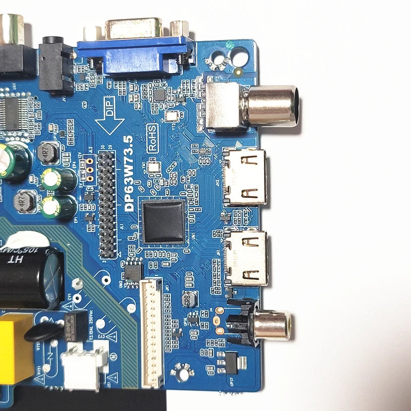 Custom    New LCD TV three in one motherboard dp63w73.5 supports DVB-T2 DVB-T to send remote control firmwareManufacturer