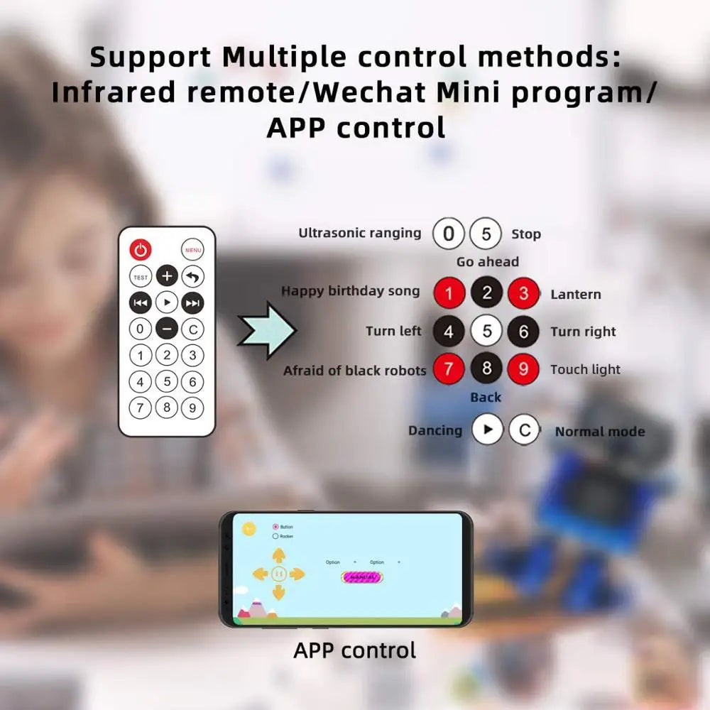 Custom Robot Toy with Micro: bit Graphical Programming Educational Stem Toys Robotics for Kids,Dance,Playing Piano,Touch Manufacturer