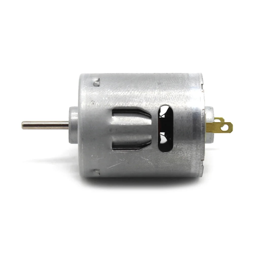 Custom Micro Round 27.5mm RS-360 Carbon Brush Motor DC 3V 5V 6V 8500RPM DIY Hobby Toy Car Boat Fan Manufacturer