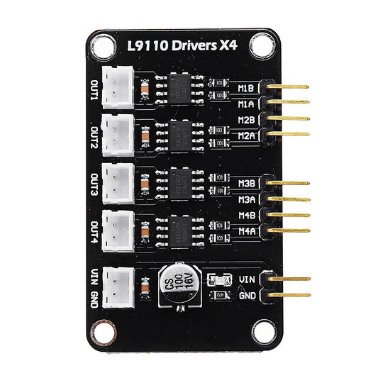 Custom 5-20V DC Motor Drive Module L9110 4 Channel Motor Driver Board with cable Module Manufacturer