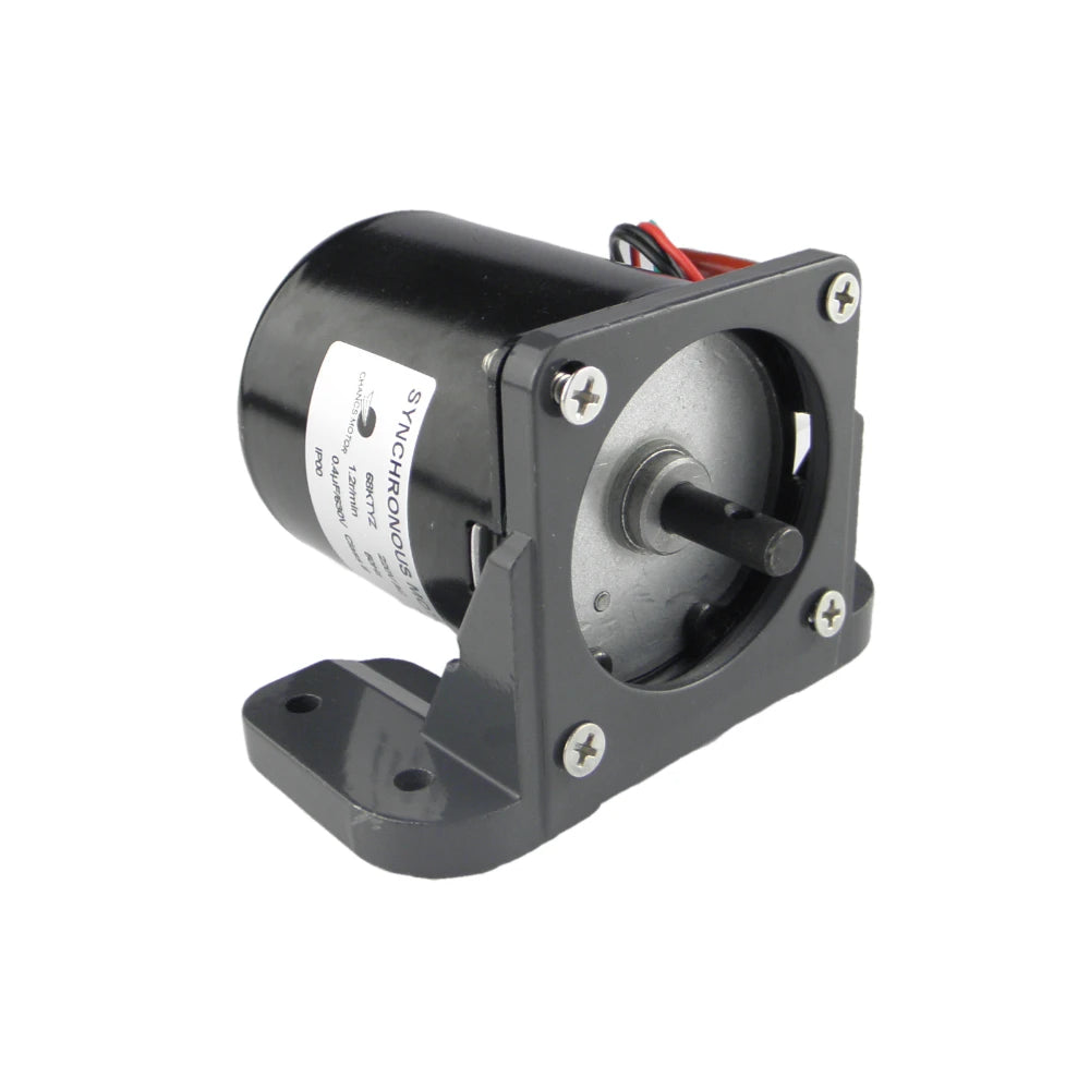 Custom 68KTYZ 220V Synchronism Motor 1.2RPM 2.5RPM 5RPM 10RPM 15RPM 20RPM Electric Motor With Motor Universal Mounting Fixed Bracket Manufacturer