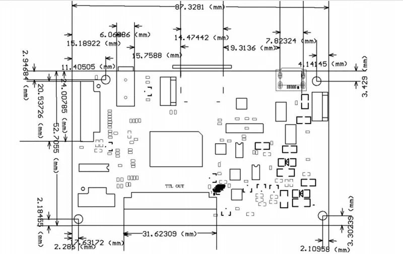 Custom HD+Audio 40pin LCD Driver Controller Board Kit for LCD Panel EJ101IA-01G 1280*800 Raspberry Pi android Micro USB 5V Manufacturer