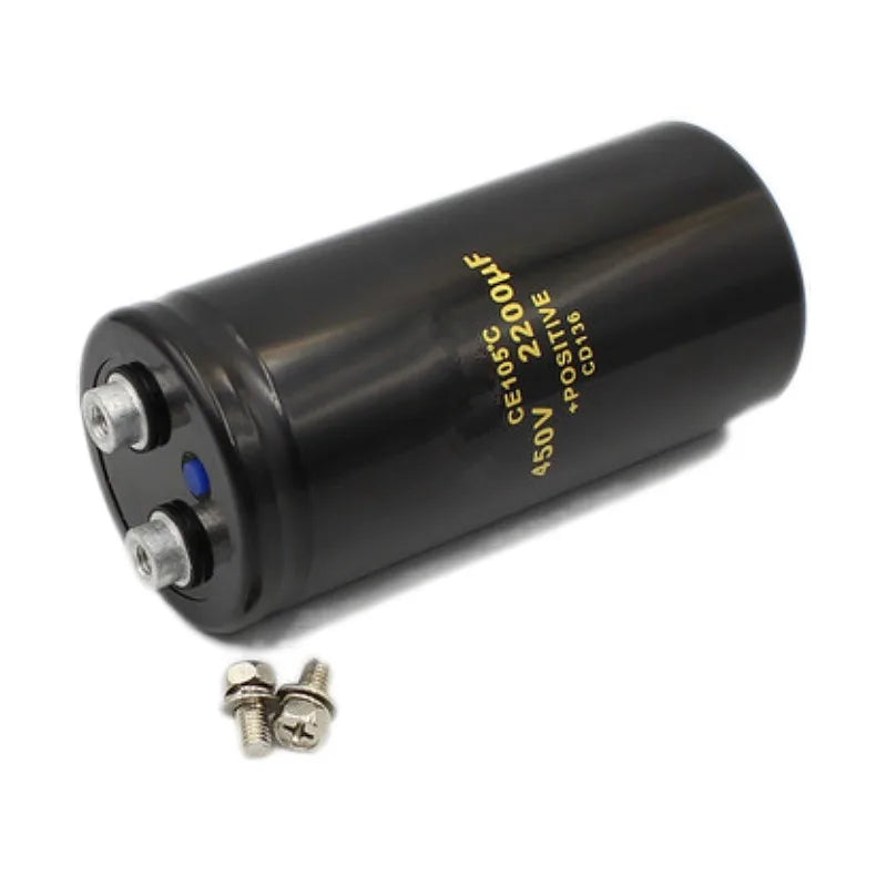 Custom 450V2200UF 50*105MM 2200UF 450V Aluminum Screw Audio Filtering Electrolytic Capacitor CD136 Manufacturer