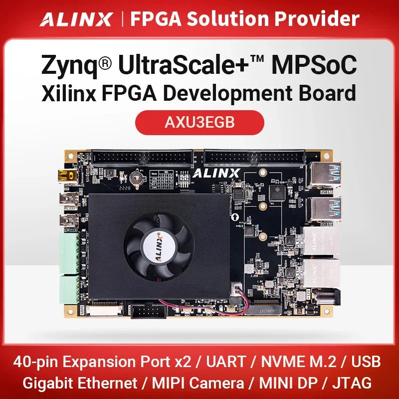 Custom Custom Custom AXU3EG: Xilinx Zynq UltraScale+ MPSoC ZU3EG FPGA Development Board AI Vitis-AI DPU 4K Video Manufacturer