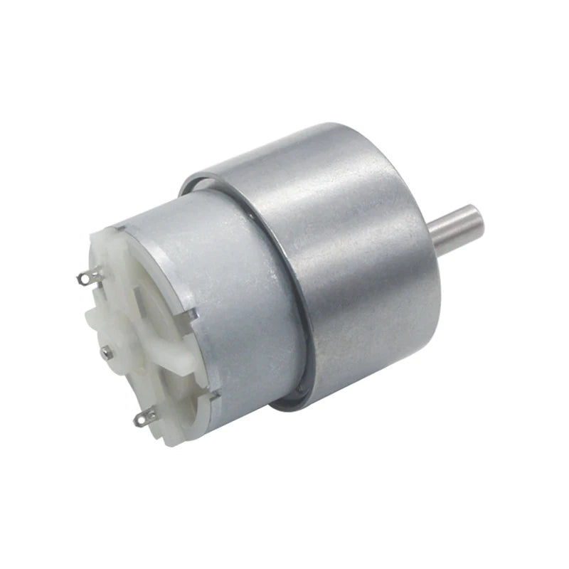 Custom DC 6V~12V 640RPM Large Torque Micro Full Metal Steel Gearbox Gear Reducer Motor Large Torque D-shaft DIY Robot Car Manufacturer