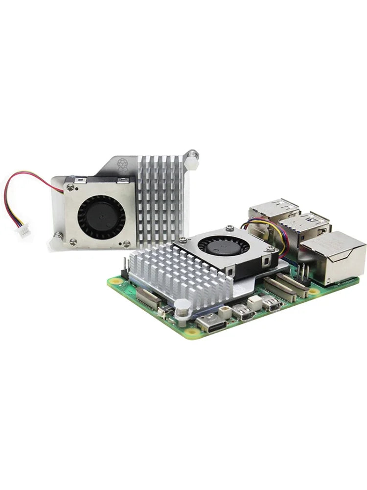 Raspberry Pi 5 Active Cooling Kit - Aluminum Heatsink with PWM Fan for Extreme Heat Dissipation