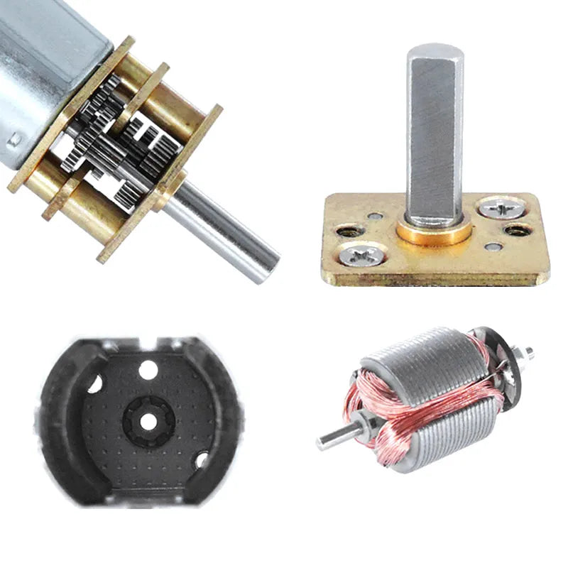 Custom GA12-N20 DC 3V 6V 12V Micro Metal Gear Motor Gear Wheel Gear Motor 30RPM/50RPM/60RPM/100RPM/150RPM/200RPM/300RPM/600RPM/1000RPM Manufacturer