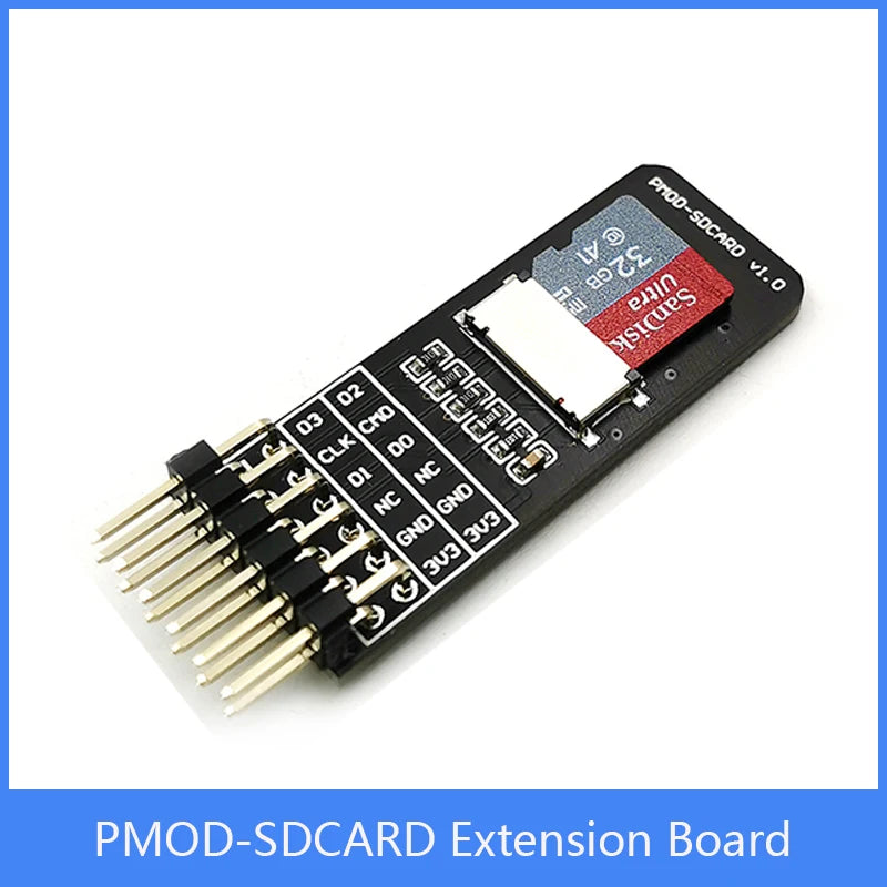 Custom PMOD-SDCARD Extension Board ICESugar FPGA Expansion Module Standard PMOD connector SD/SPI protocol Manufacturer