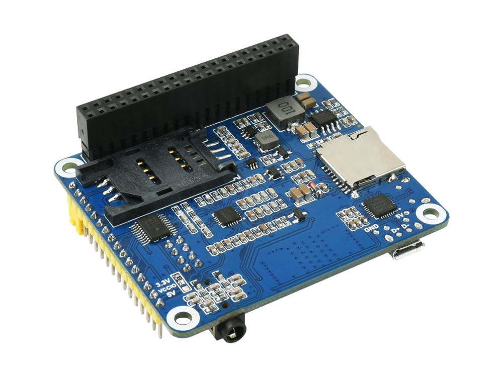 SIM7600CE-CNSE 4G HAT for Raspberry Pi Supports 4G / 3G / 2G Communication, Also LBS Positioning Custom PCB power board pcba customize