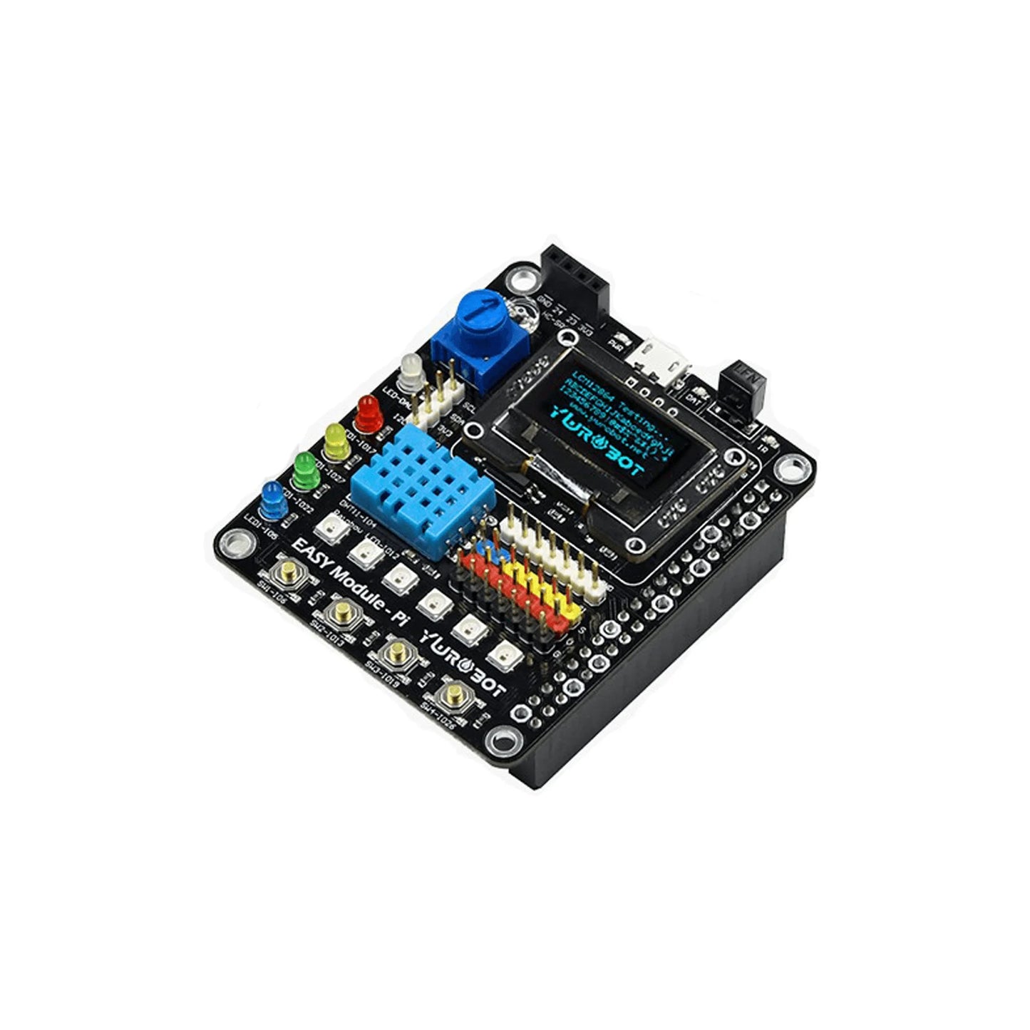 Custom Raspberry Pi 4B all-in-one expansion board easy module pi with OLED sensor module DHT11 for 4B/3B Manufacturer