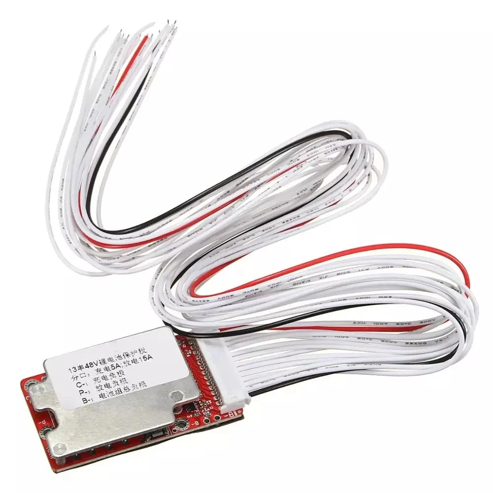 Custom 48V 13S 15A-45A 20x 3.6V/3.7V/4.2V Lithium ion Li-ion Li-Po Battery Protection Board BMS PCB Manufacturer