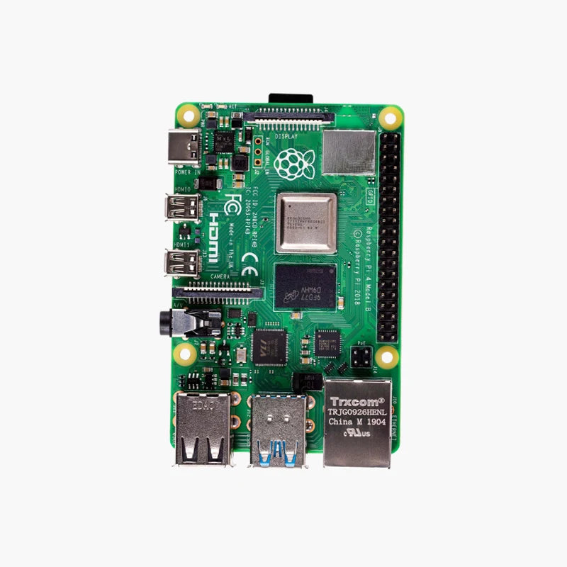 Custom Official Raspberry Pi 4 Model B Dev Board Starter Kit 4GB RAM Faster Than 3B+ (Case+Fan+Heatsink+Power Supply+Micro Cable) 4b Manufacturer