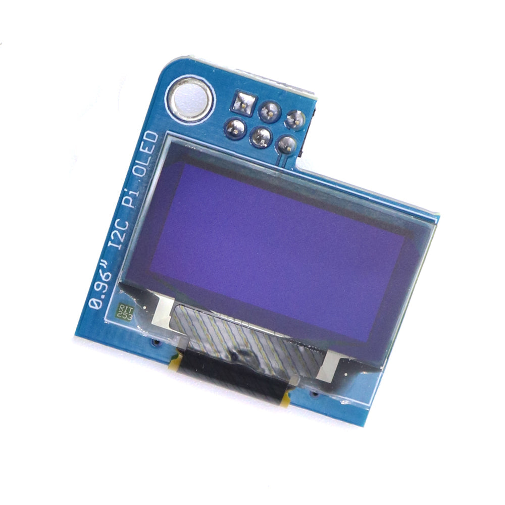 Pi OLED 0.91/0.96 inch IIC I2C 128x32 OLED Monochrome Screen Add-on for Raspberry Pi Zero SSD1306 Blue DC 3.3V FZ3579 Custom