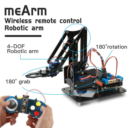 Custom Mechanical Arm Robot Car Learning Starter Kit PS/2.4G wireless control,for R3 Robot Manufacturer