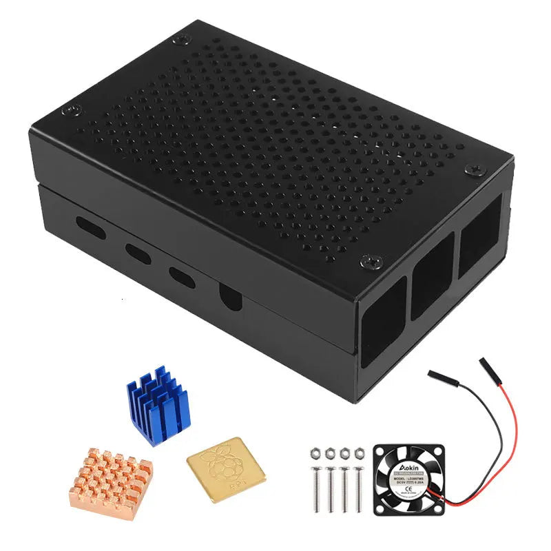 Custom Raspberry Pi 4 Case Custom Raspberry pi 4 Case Raspberry Pi Case 4 4 Aluminum Box Metal Ca ...