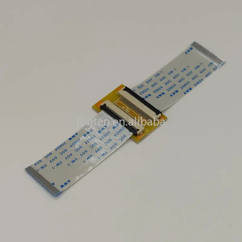 Custom FFC FPC Extension PCB Pitch 0.5 mm socket + 2pcs 0.5mm pitch 50/100/200mm Length FFC Cable 6 8 10 12 30 40 50P Type A Manufacturer