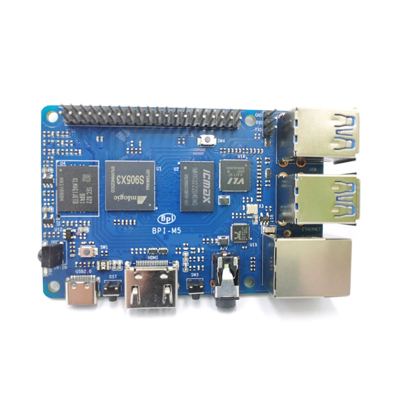 Custom Custom Banana Pi BPI M5 Amlogic S905X3 Quad Core Motherboard Open Source Hardware Development Board 4GB LPDDR4 16G eMMC Manufacturer