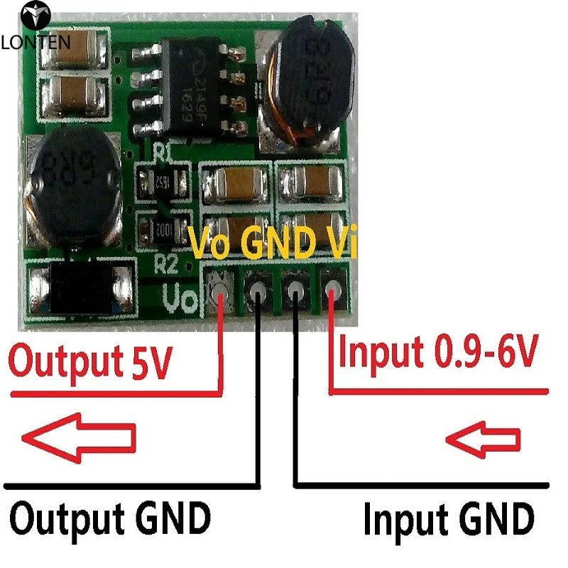 Custom 0603SA_5V 2 in 1 0.9-6V to 5V Auto Step-UP & Step-Down DC DC Converter 0603SA_5V Manufacturer