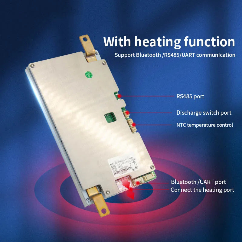 custom Smart bms 4S lifepo4 battery 12v 100a 120a 150a 200a with BT UART RS485 Manufacturer