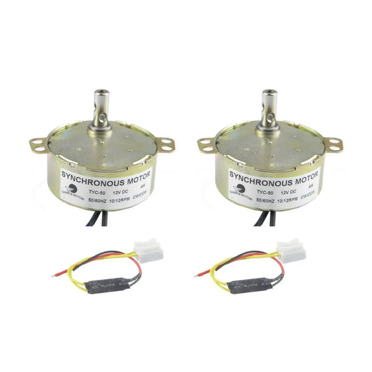 Custom 2PCS Electric Synchron Motor TYC-50 DC 12V 10-12RPM CW/CCW Turntable Gear Box for Microwave Oven Manufacturer