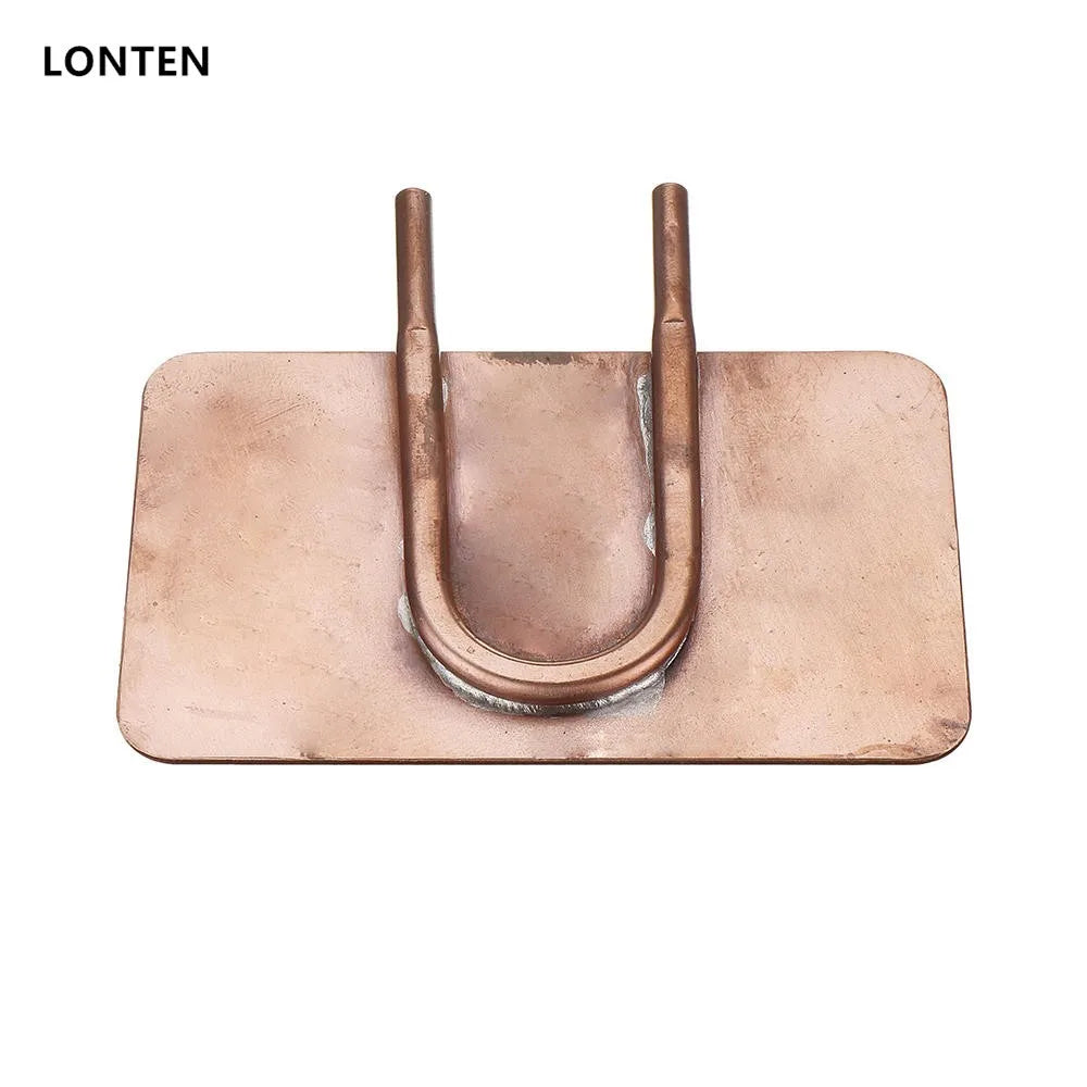 Custom Lonten 80x50MM Universal Mobile Phone Water Cooling Copper Plate Fan DIY Water Cold Head Water Circulation Cooling Manufacturer