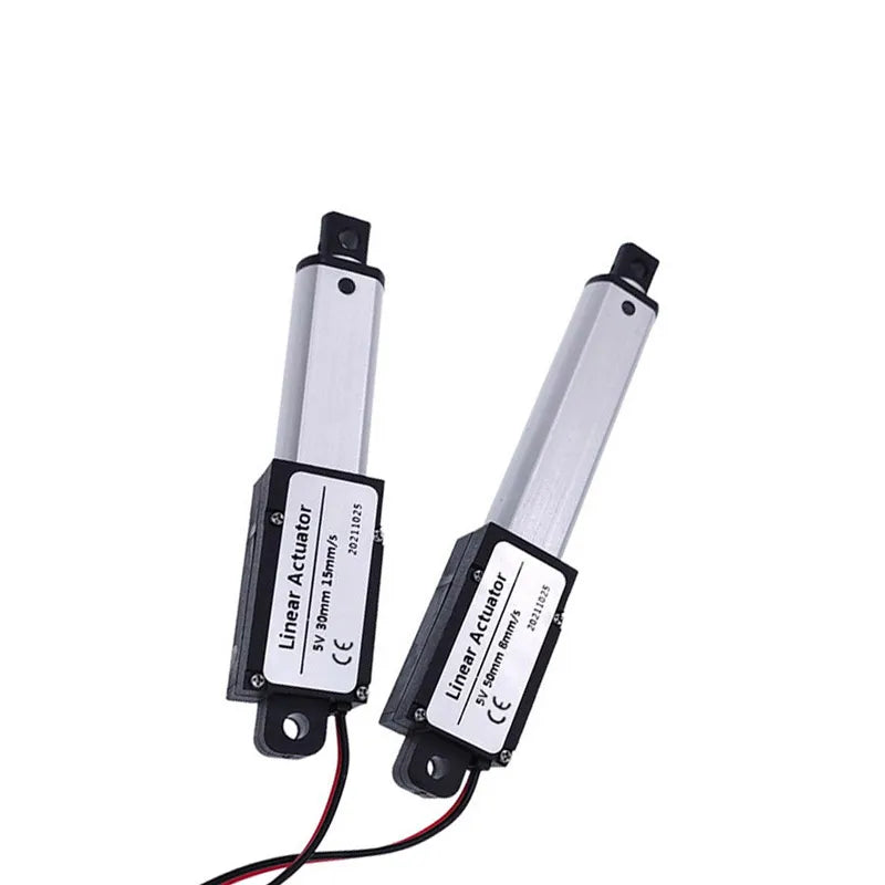 Custom  Electric Linear Actuator DC5V 30mm/50mm stroke linear actuator motor 15N/25N/35N linear motor controller Manufacturer