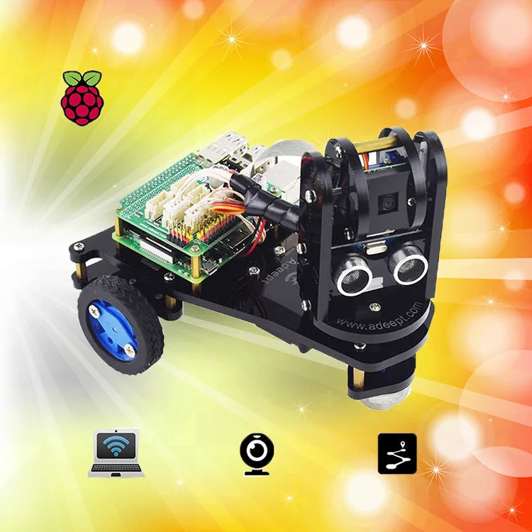 Custom STEAM Educational Robot PiCar-A WiFi 3wd Smart Machine Car Kit Manufacturer