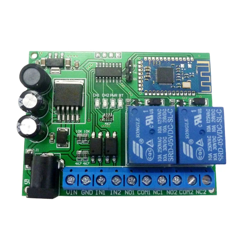 Custom OEM 2ch IOS Android  Relay 2.4G RF Wireless Remote control Switch IOT Module Board Manufacturer