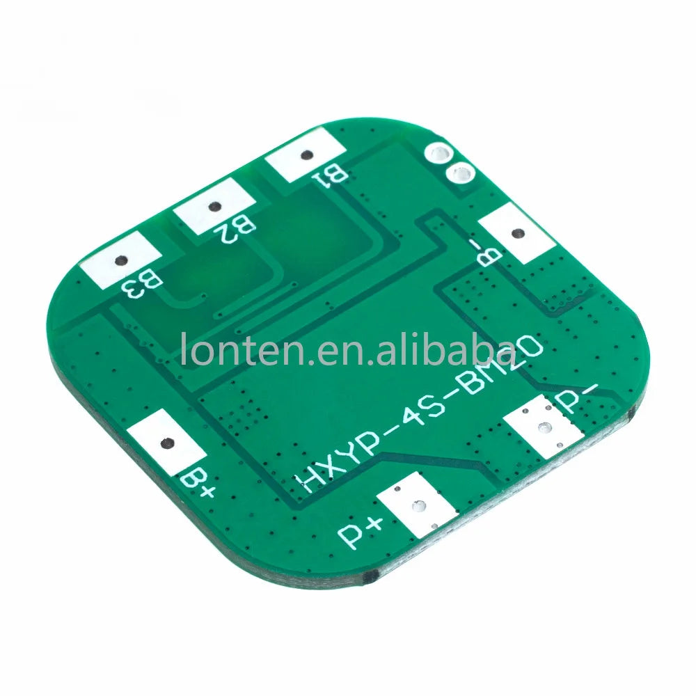 Custom 4S 14.8V / 16.8V 20A peak li-ion 4 BMS PCM battery protection board bms pcm for lithium LicoO2 Limn2O4 18650 li battery Manufacturer