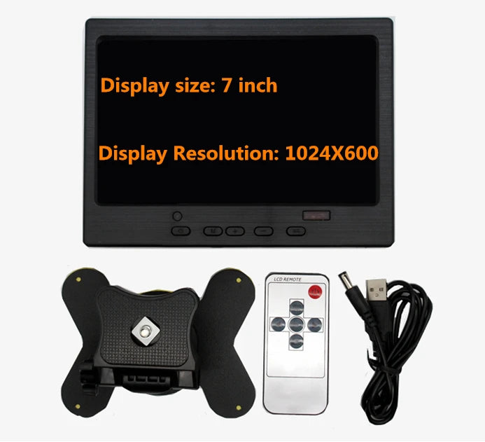 Custom 7 Inch 1024X600 High Definition Multipurpose Display For Monitoring Equipment Game Console Raspberry Pi Car LCD Screen Manufacturer