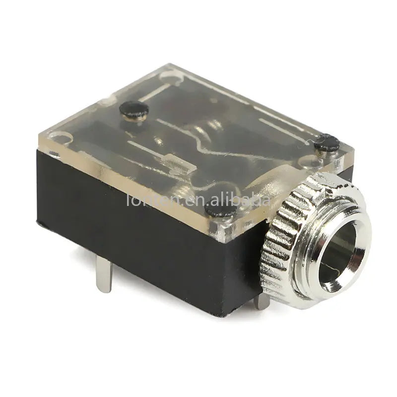 Custom 10PCS PJ-324 Headphone Jack 3.5mm Audio Jack with Nut 5-pin Audio Headphone Jack Interface Female PJ324 Manufacturer