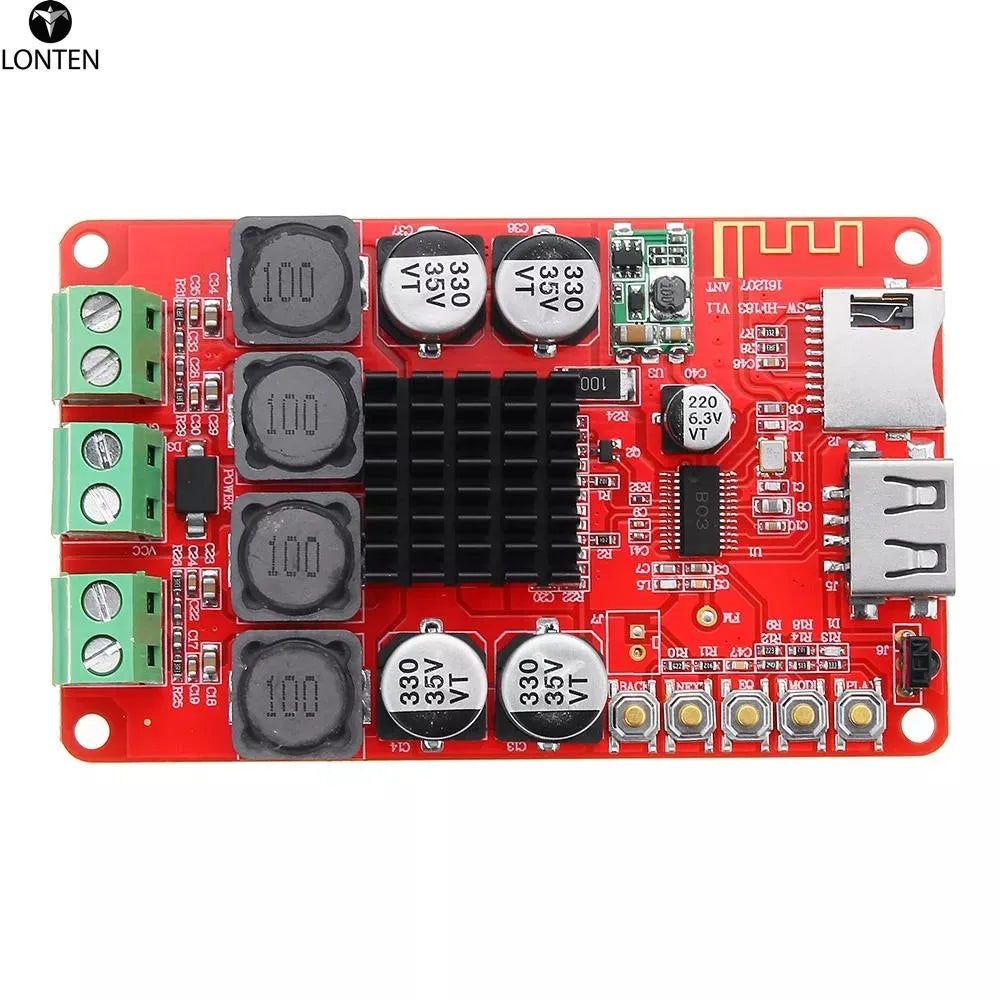 Custom One stop pcba service Electronic Circuit Board Assembly PCB TPA3116 2X50W Digital Wireless wireless Receiver Module Manufacturer