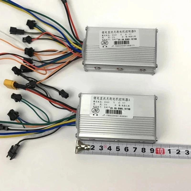 Custom 60V 25A 37A Electric Scooter Controller for 60V Dual Motor Electric Kick Scooter E Bike Electric Board use for FLJ Scooter Manufacturer
