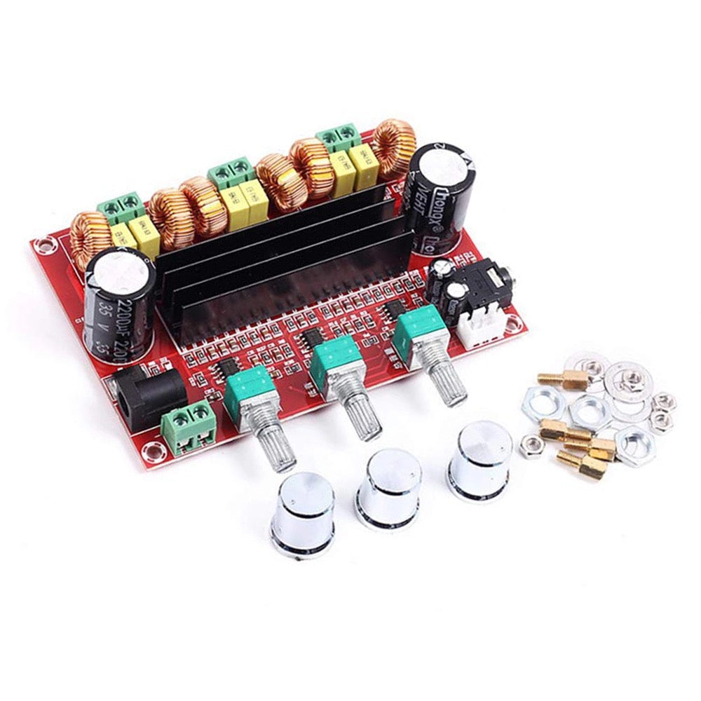 2.1 Channel Subwoofer audio Amplifier Board 100W+2*80W TPA3116D2 power Digital Stereo AMP hifi DC12-24V audio amplifier board Customize