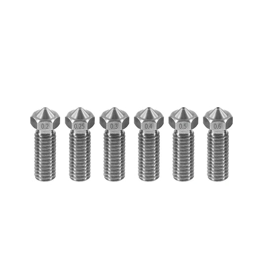 Custom 2pcs/lot All-Metal Volcano Stainless Steel Nozzles For 3D Printer 0.2mm-1.2mm For 1.75mm Lengthen M6 Nozzles for Sidewinder X1 Manufacturer
