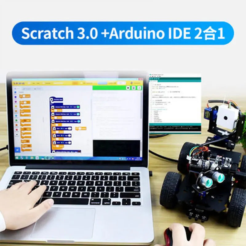 Custom Scratch3.0 Programming Robot starter Python is compatible with graphical starter car STEAM Maker Education camera video Manufacturer