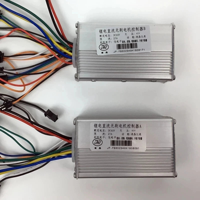 Custom 60V 25A 37A Electric Scooter Controller for 60V Dual Motor Electric Kick Scooter E Bike Electric Board use for FLJ Scooter Manufacturer