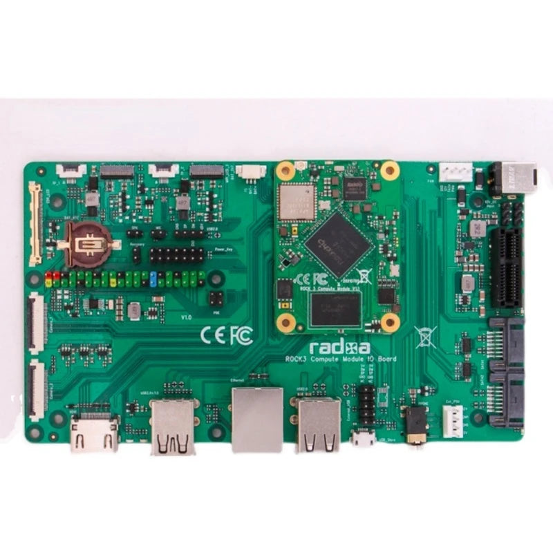 Custom RADXA CM3 CORE BOARD SUPPORTING IO BOARD pcb /pcba electronics assembly high quality bom smt pcba Manufacturer