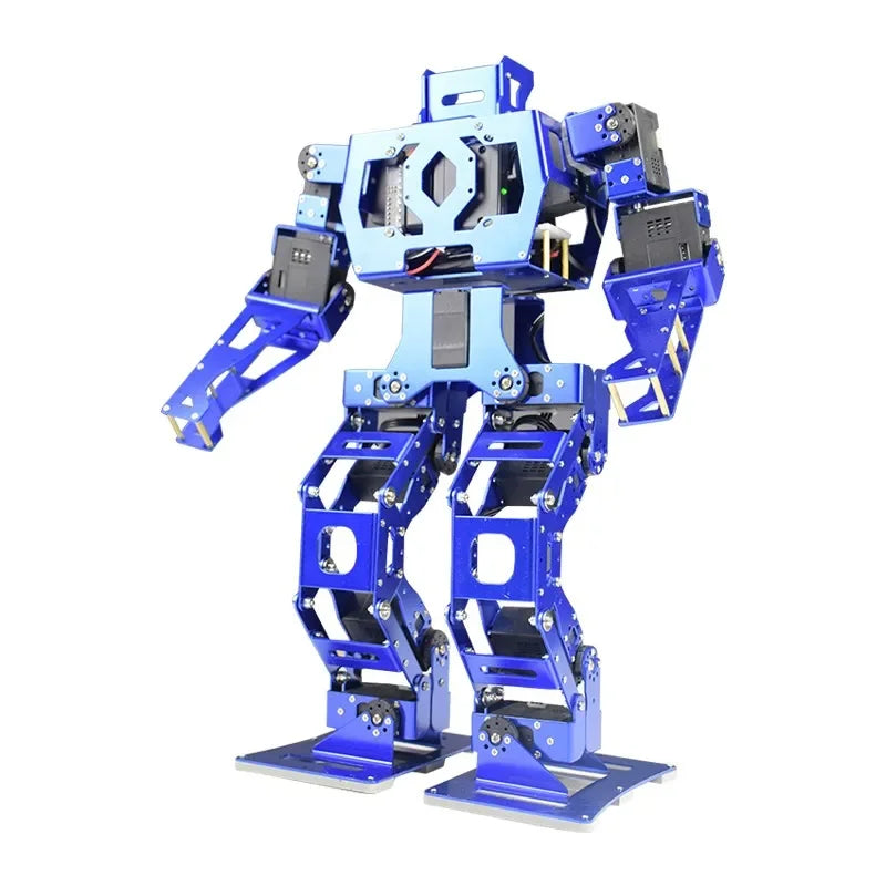 Custom For Arduinos Program Metal 15 Dof Biped Robot With Digital Steering Gear Humanoid Robot Fighting Robot Remote Control Battle Manufacturer