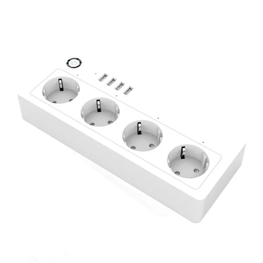 Custom Lonten Smart Plug Wifi Power Strip Surge Protector Multiple Power Sockets 4 USB Port Voice Control for Echo Alexa Google Home Manufacturer